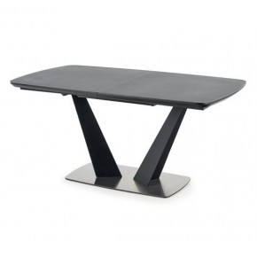 Стол обеденный HALMAR FANGOR темно-серый/черный 160-220/90